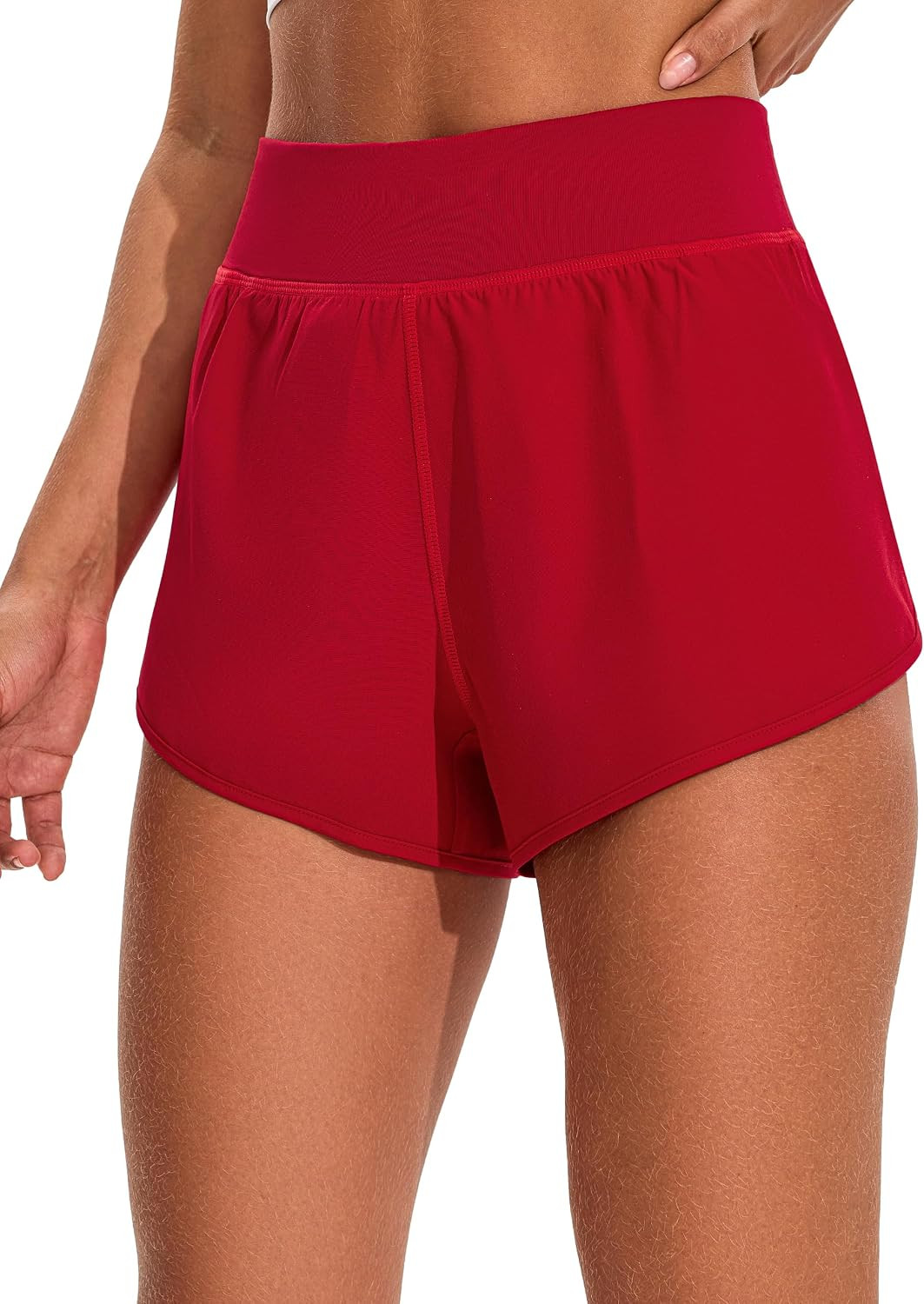 EZRUN Women's 3" High Waisted Athletic Shorts for Running | Amazon (US)