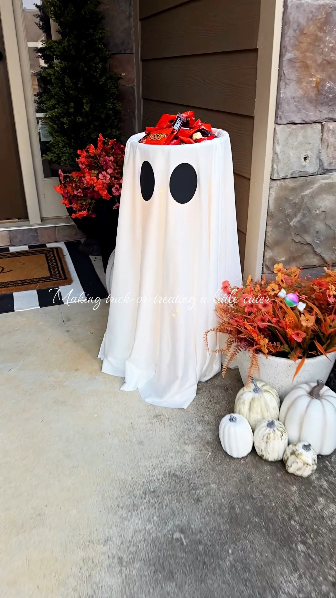 A candy bowl, but make it Halloween decor. 👻🍬

Because a regular candy bowl just won’t do when your trick-or-treat station can actually be part of the Halloween decorations.

This 30-inch glowing ghost candy holder has an approximately 11-inch wide and 4-inch deep bowl, lights up with different settings, and includes a remote and timer.

#Halloween
#HalloweenDecor
#HalloweenDecorations
#SpookySeason
#TrickOrTreat
#AD
