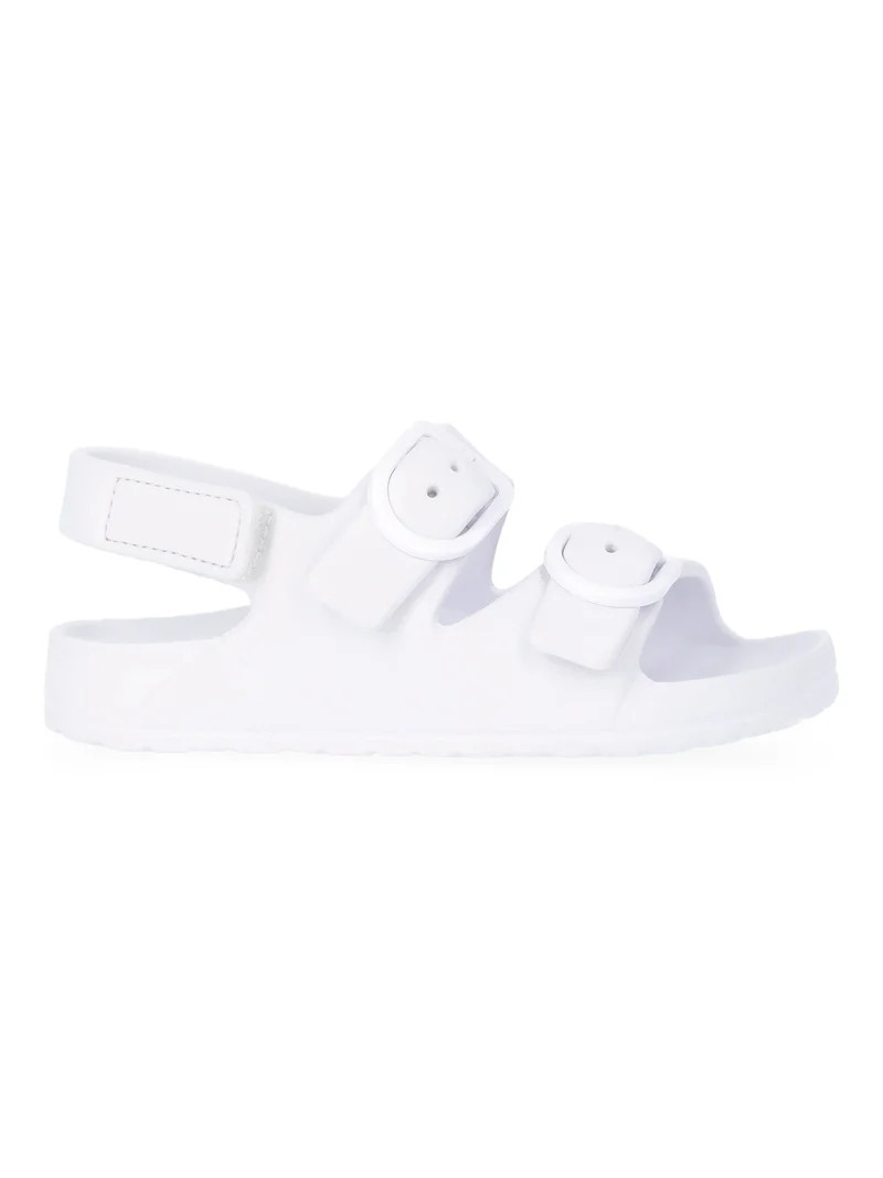 Wonder Nation Toddler Boys EVA Two Buckle Print Sandals | Walmart (US)