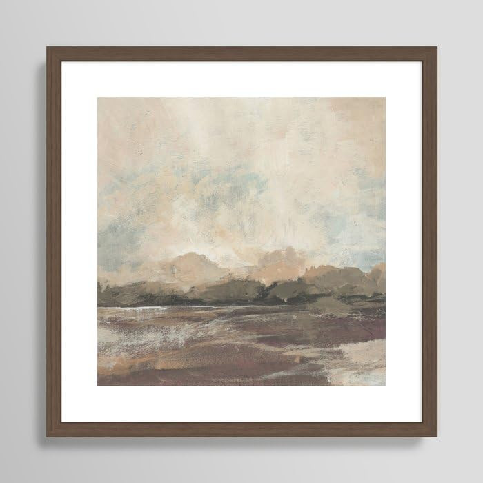 Society6 Elmside by Dan Hobday Art-Framed Art Print (Modern Walnut - Medium(Gallery) 20 x 20-22x2... | Amazon (US)