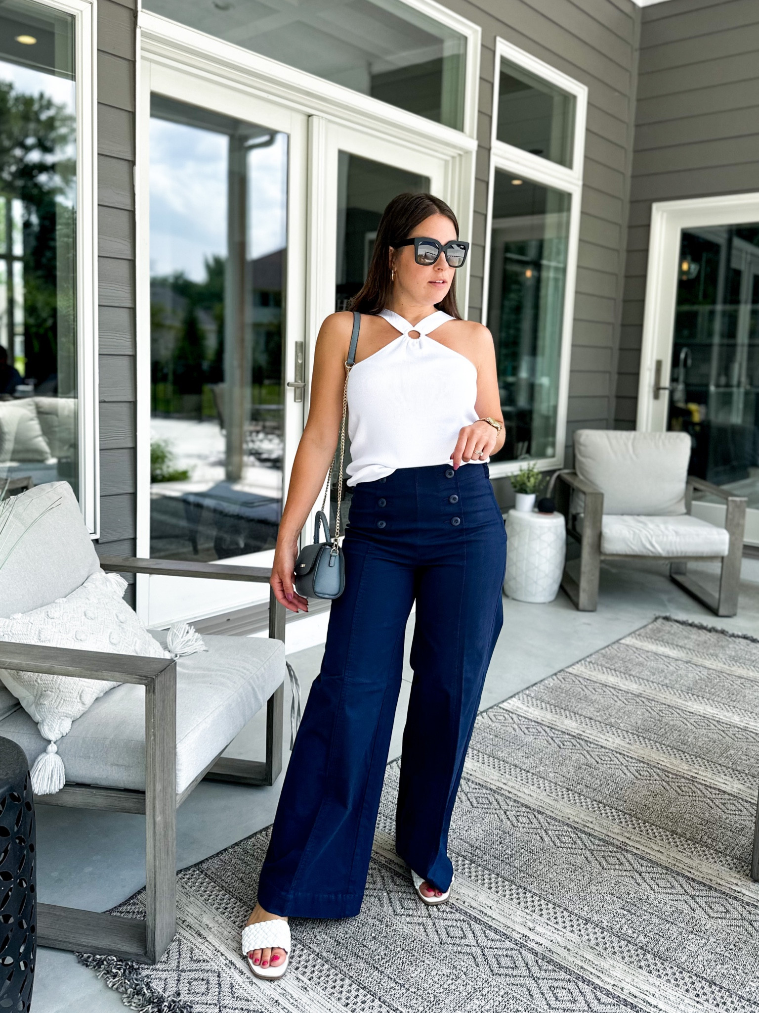 Wearing 4 in pant & small in top! 🤍

#LTKSeasonal #LTKworkwear #LTKunder100