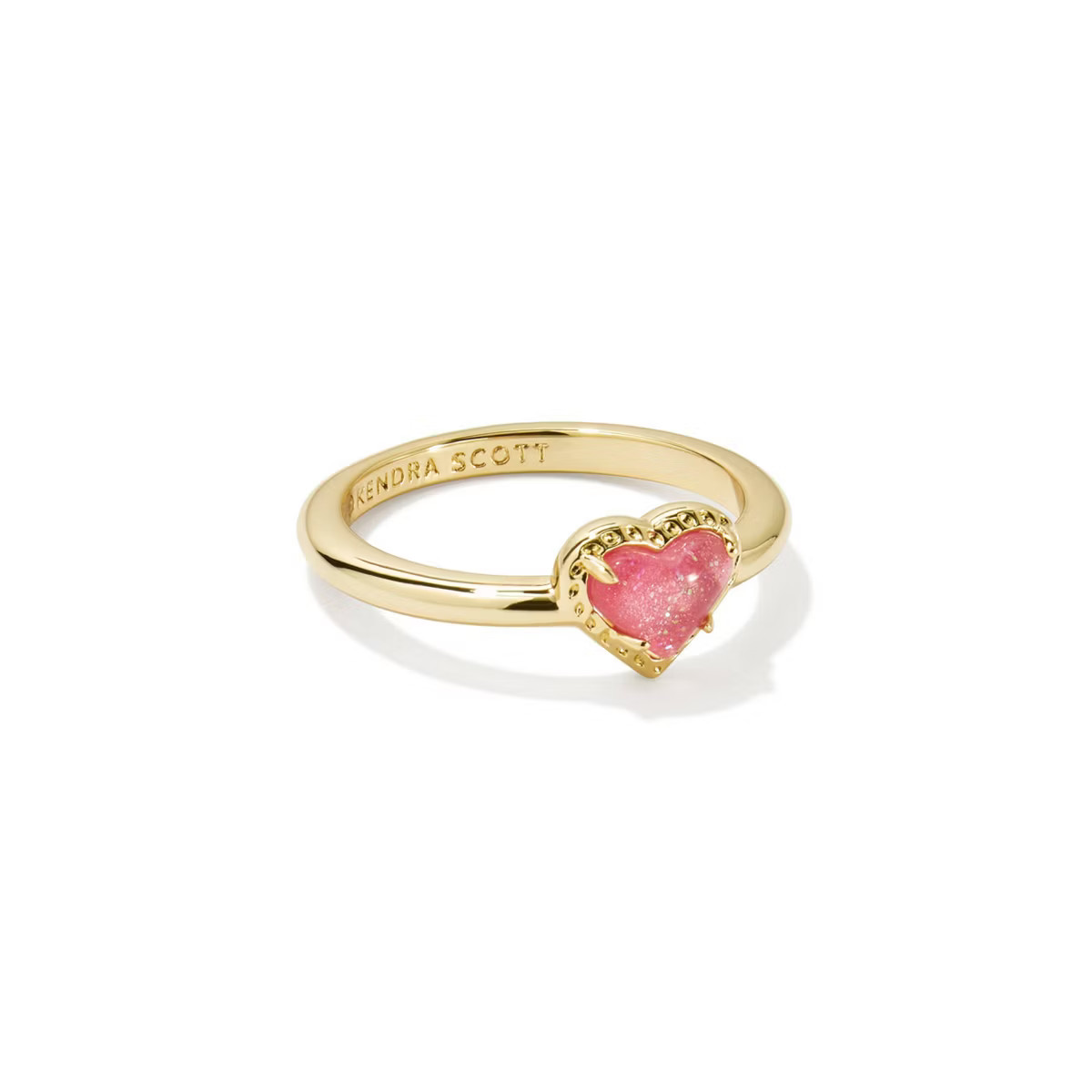 Kendra Scott Anna Band Ring - Marbelized Hot Pink Illusion 8 | Target