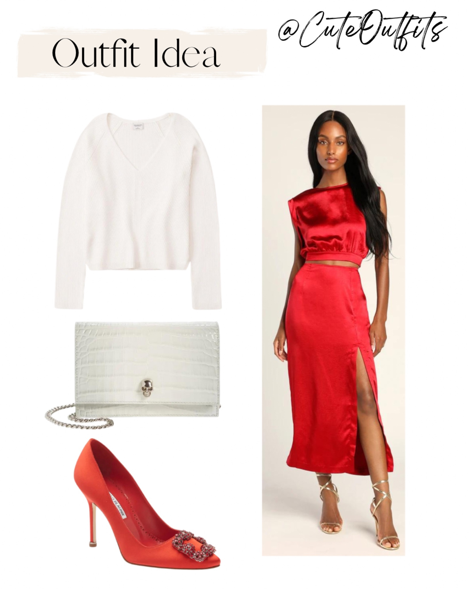 Red skirt 
Red top
White sweater 
White crossbody bag
Red heels
Designer bags
Skirt and sweater 
Matching sets
Holiday outfit
Red holiday top 

winter going outfits winter going out outfit going out tops going out outfits holiday dress dressses outfit women womens blouse blazer holiday cocktail dress party holiday fashion holiday family photos family holiday photos holiday gift guide for her holiday gift holiday heels holiday outfit ideas holiday jumpsuit holiday jacket holiday looks holiday party look holiday midi dress holiday mini dress holiday maxi dress holiday party outfit holiday party dress holiday romper holiday sweater dress holiday party sweater holiday shoes holiday skirt holiday party skirt holiday shirts holiday tops holiday work party outfit work holiday party outfit holiday office party office holiday party holiday office party office holiday office party outfits velvet holiday dress work christmas party outfit party dress bachelorette party birthday party outfit engagement party guest christmas outfit women womens christmas outfit christmas brunch outfit christmas outfit casual christmas party outfit casual christmas party outfit nye wedding guest nye outfit nye outfits new years eve dress new years eve outfit new years eve outfits womens winter coat women winter coat women winter capsule wardrobe winter clothes winter dress outfit winter dress shoes winter date night outfit date night outfits winter date night winter winter essentials winter basics womens winter fashion winter going outfits winter going out outfit winter outfit inspo winter outfit ideas winter jackets womens winter jacket winter looks winter layers winter night out winter nyc winter outfit winter office outfit winter parka winter party outfits winter shoes winter skirt winter style winter travel outfit winter tops new york winter outfits valentines outfit Valentines Day outfit valentines day outfits valentines day sweater valentines sweater valentines day dress trending shoes 

#LTKshoecrush #LTKSeasonal #LTKwedding