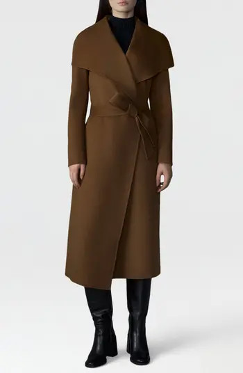 Mai Wool Long Wrap Coat | Nordstrom