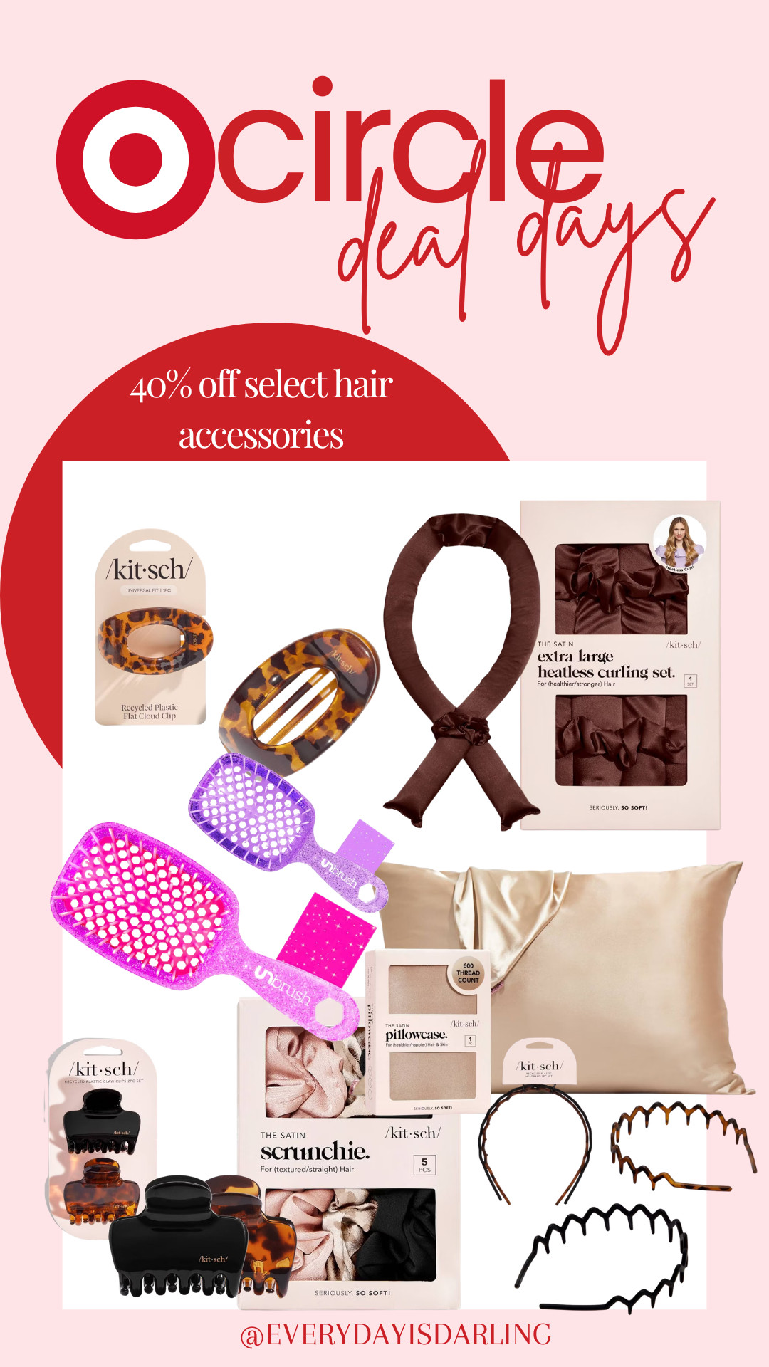 40% off select hair accessories today only at Target!  

 #LTKgrwm #LTKSaleAlert #LTKBeauty