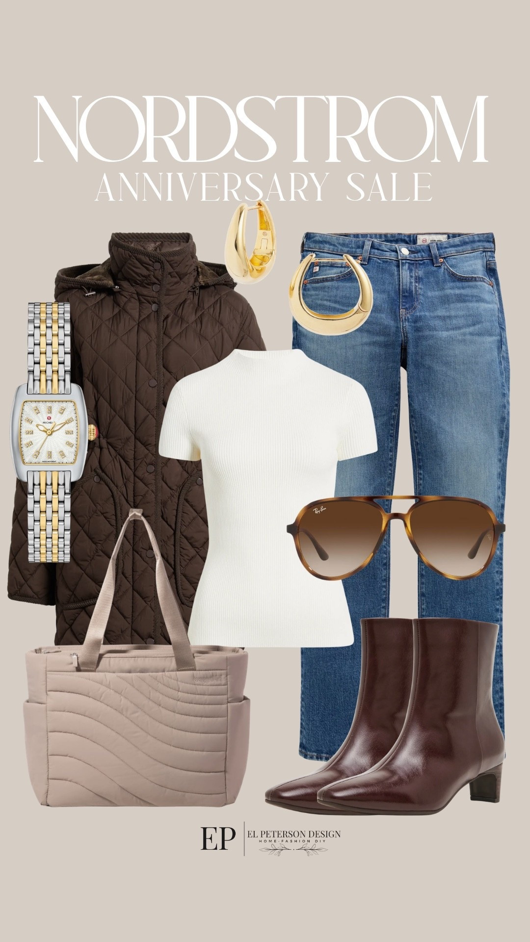 Nordstrom Anniversary Sale
Jacket
Jeans
Sunglasses
Ankle boots tote bag
Tshirt
Watch 
Earrings

#LTKSaleAlert