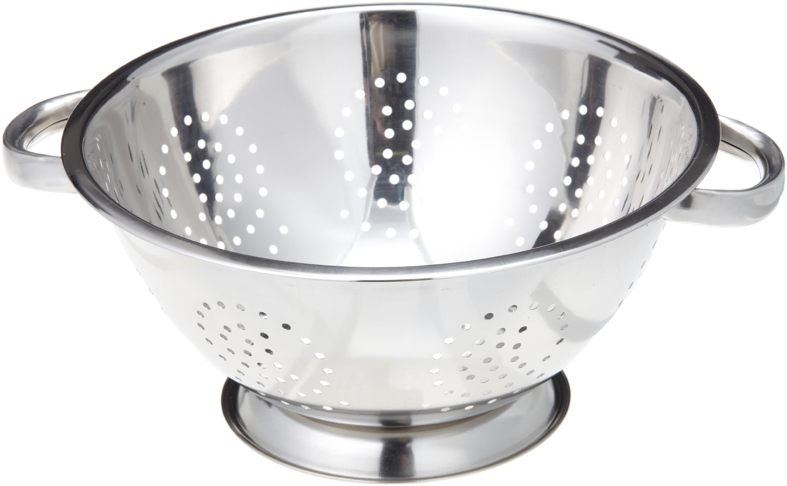 EXCELSTEEL Heavy Duty Stainless Steel Colander 5 Qt | Easy Grip Handles | Self-Draining Base | Mi... | Amazon (US)