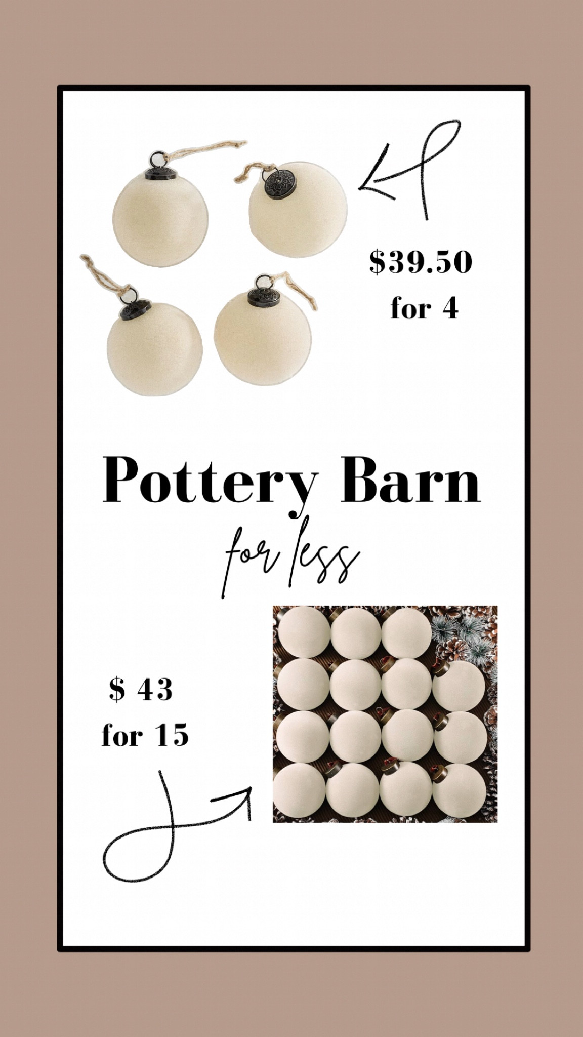 Pottery Barn for less! 

Sharing some identical cream felt ornaments from Amazon at a much better price point! 

Pottery, barn, ornament, set, ornaments, felt, cream, ivory, Christmas, decor, decorations, decoration, tree, idea, ideas, home, cozy, look, for, less, affordable, alternative, Amazon, find, neutral.

#LTKHoliday #LTKHome #LTKSeasonal