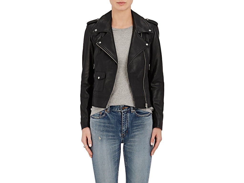 Barneys New York Women's Leather Moto Jacket | Barneys Warehouse