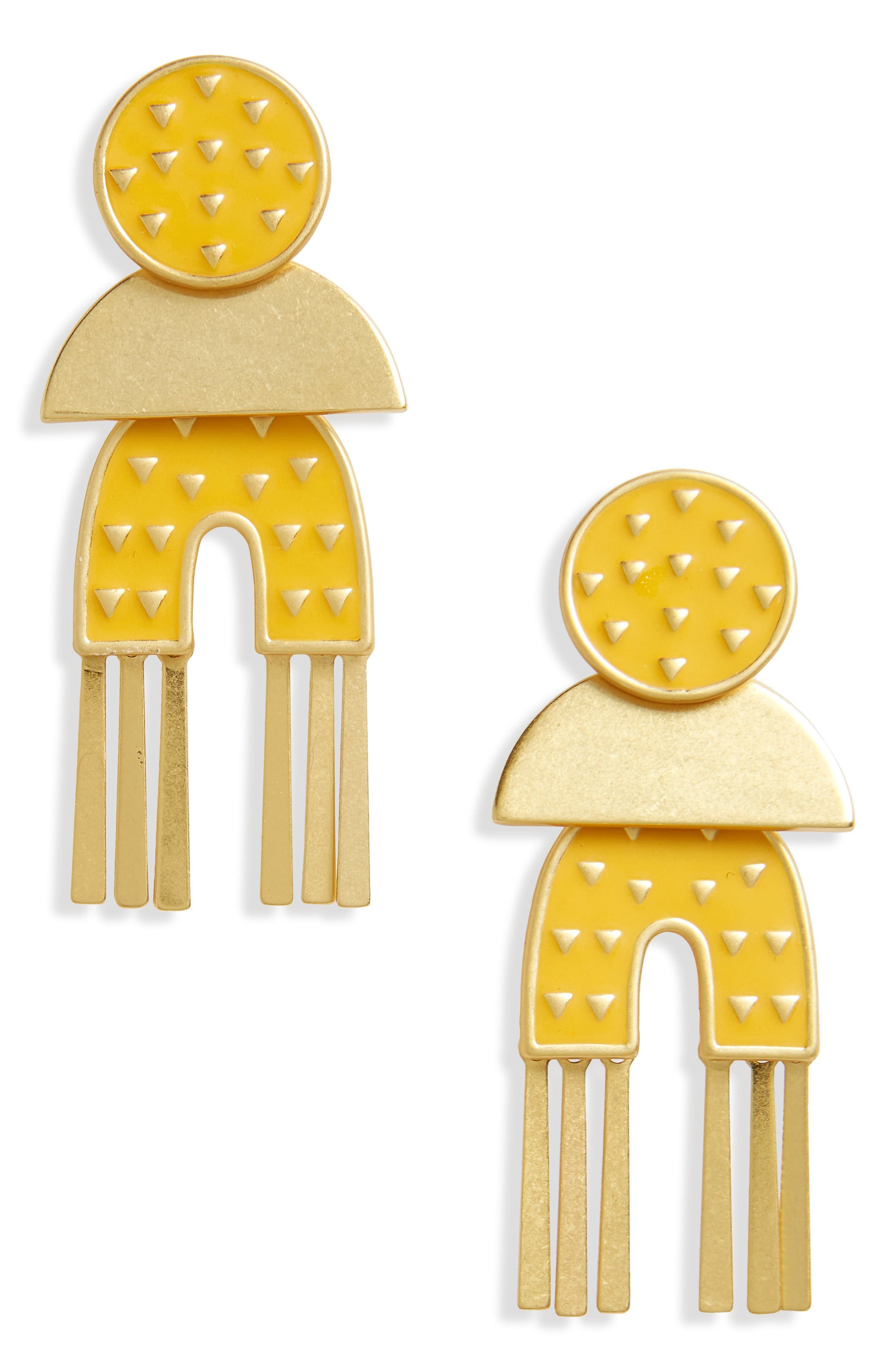 Geo Enamel Earrings | Nordstrom