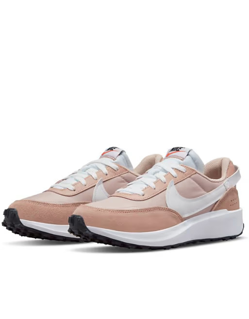 Nike Waffle Debut sneakers in pink oxford | ASOS (Global)