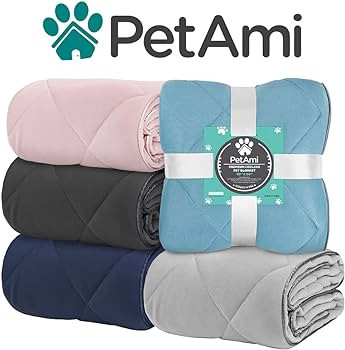 PetAmi Cooling Dog Blanket Fluffy Pet Throw Blanket 24x32 Pink | Amazon (US)