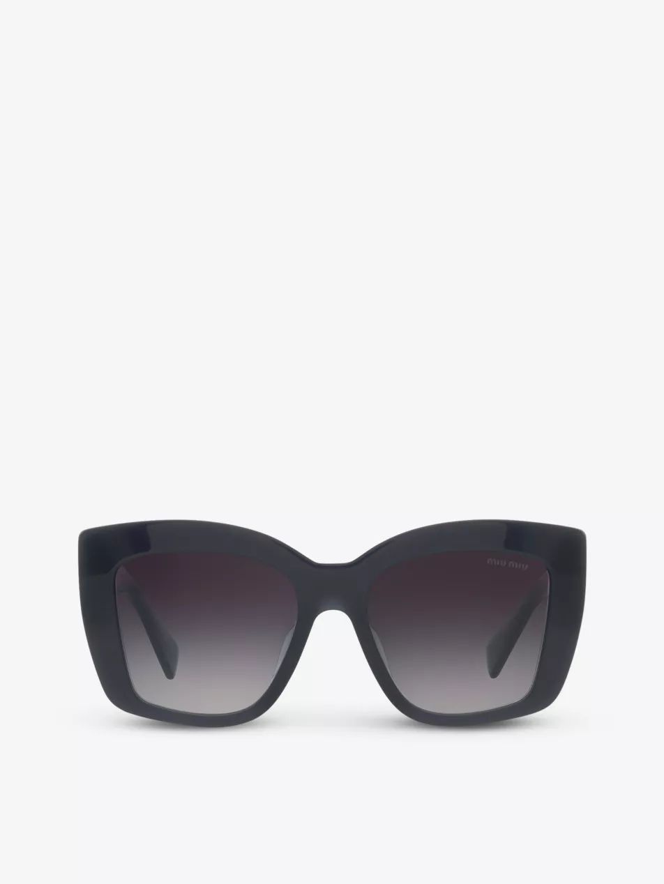 MU 04WS acetate square sunglasses | Selfridges