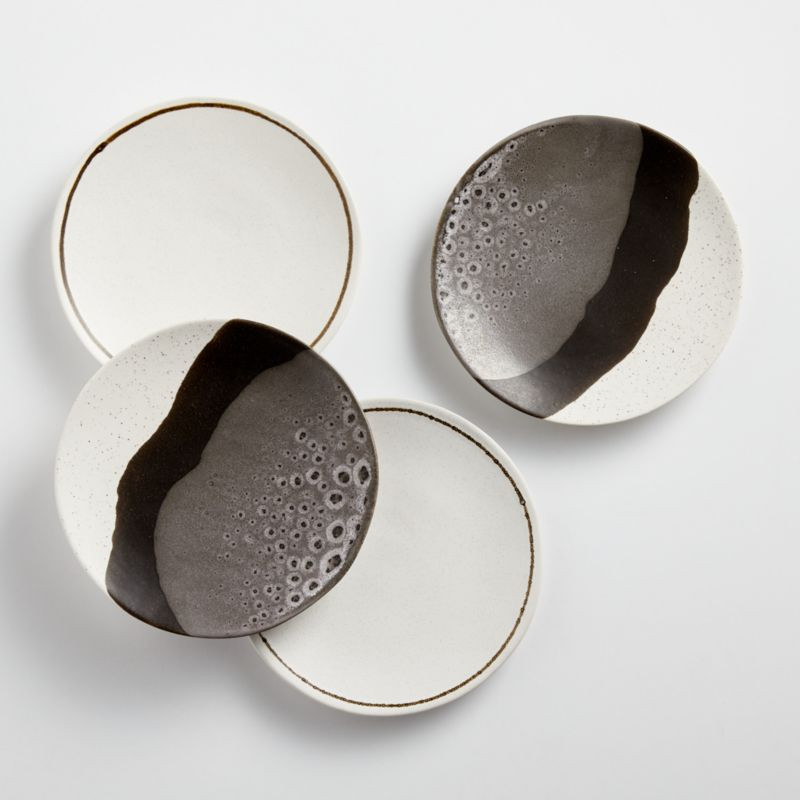 Stella Appetizer Plates, Set of 4 + Reviews | Crate & Barrel | Crate & Barrel