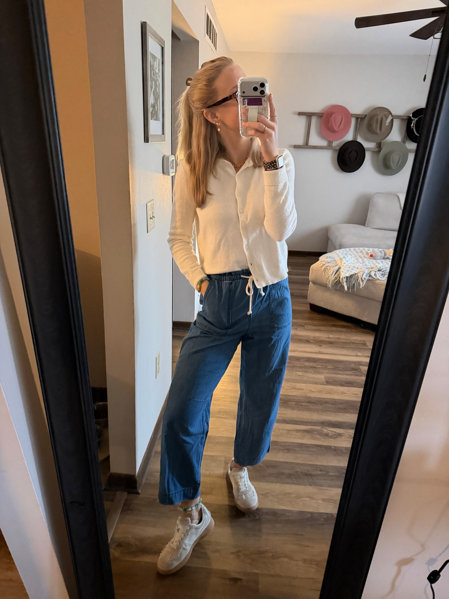 Tuesday’s Office OOTD —03.24.26 🤓

Small in cream button up cardigan from Old Navy
Small Tall in denim-wash linen pants from Old Navy (so glad I grabbed the tall’s 🙌🏼)
8.5 in free people dupe sneakers from Amazon
no-show socks are from Old Navy

Everything is tts :)

Old navy finds, Old Navy deals, Old Navy spring, Easter deals, 50% Off Everything, Old Navy linen pants, Old Navy pants, Old Navy sweaters, button up sweaters, cream sweaters, neutral outfits, casual outfits, comfy casual outfits, office outfits, outfit of the day, Old Navy socks, Amazon finds, Amazon deals, Amazon sneakers, free people dupes, hot deals, spring outfits

#LTKSeasonal #LTKSaleAlert #LTKootd