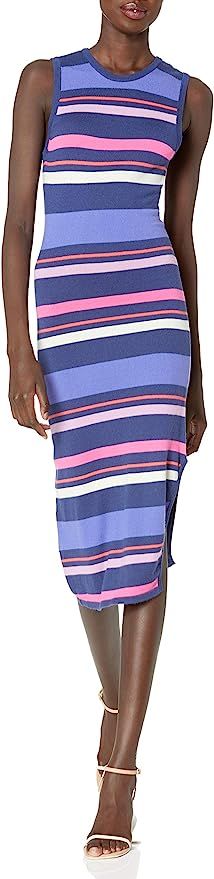 BCBGeneration Women's Striped Sweater Dress | Amazon (US)
