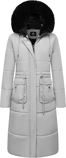 MOERDENG Women's Long Winter Puffer Coat Waterproof Warm Maxi Down Jacket Faux Fur Removable Hood... | Amazon (US)