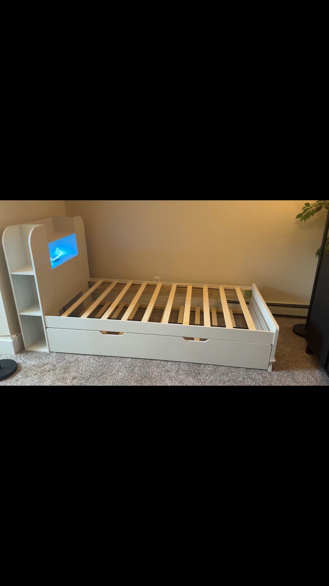 I found the perfect twin size bed; not only does it have a trundle but built in bookshelves, nightstand AND a charging station❤️ #yitahome #trundlebed #twinbed

#LTKFamily #LTKHome #LTKKids