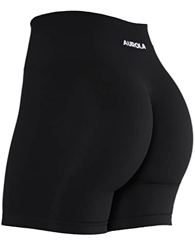 AUROLA Intensify Workout Shorts for Women Seamless Scrunch Short Gym Yoga Running Sport Active Ex... | Amazon (US)
