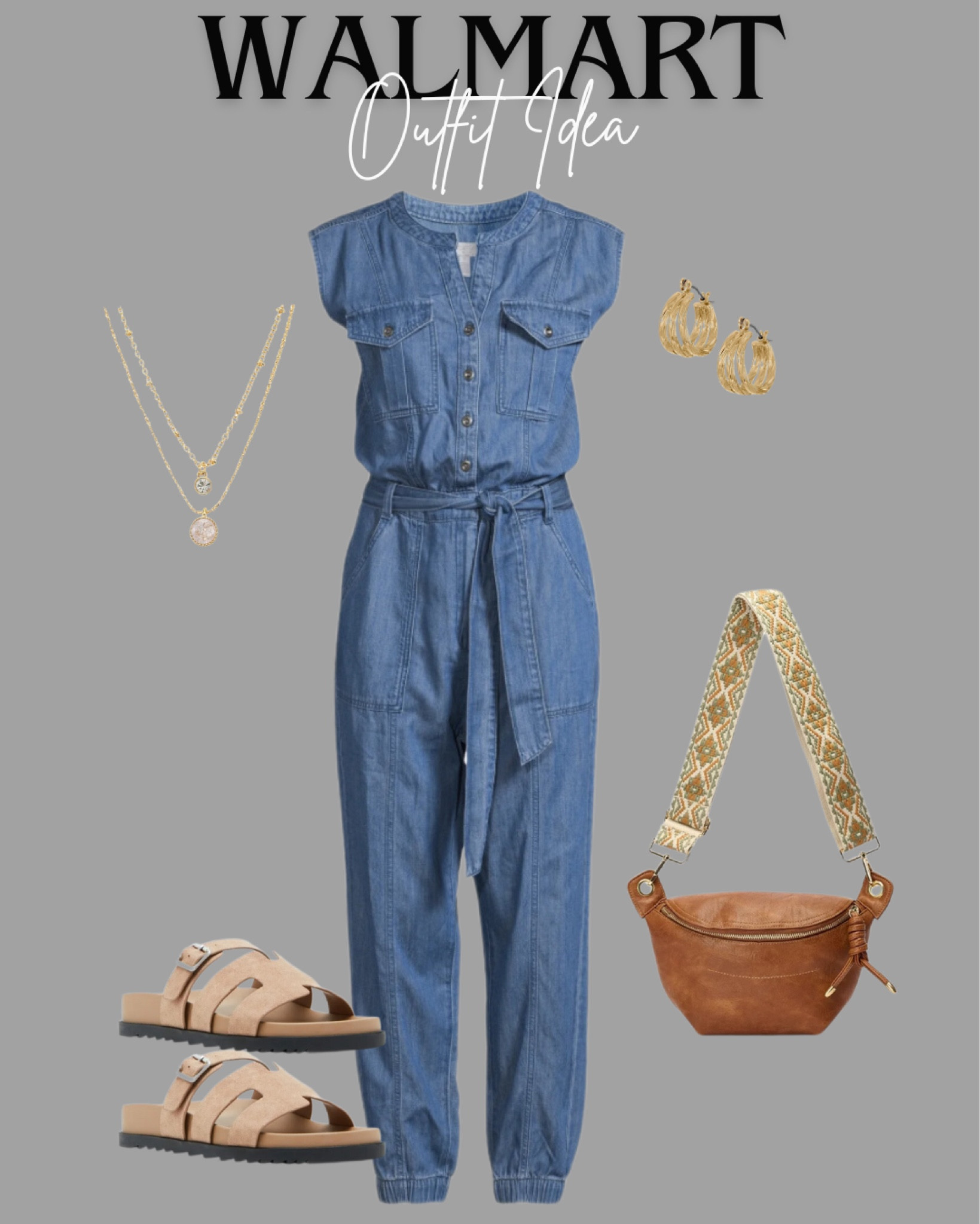 Walmart outfit idea 🤍
.
.
.
Walmart. Walmart fashion. Walmart style. Walmart finds. Walmart new arrivals. Walmart outfit idea. Walmart outfit inspo. Casual outfit idea. Denim jumpsuit. Jumpsuit. Spring. Spring outfit idea. Spring fashion. Spring style. Summer fashion. Summer outfit idea. Summer style. Sofia Vergara. Casualwear. Ootd

#LTKfindsunder100 #LTKfindsunder50 #LTKstyletip