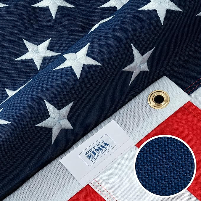 American Flags for Outside 3x5-100% Polyester MADE IN THE USA -Indestructible Durable Outdoor Hea... | Amazon (US)