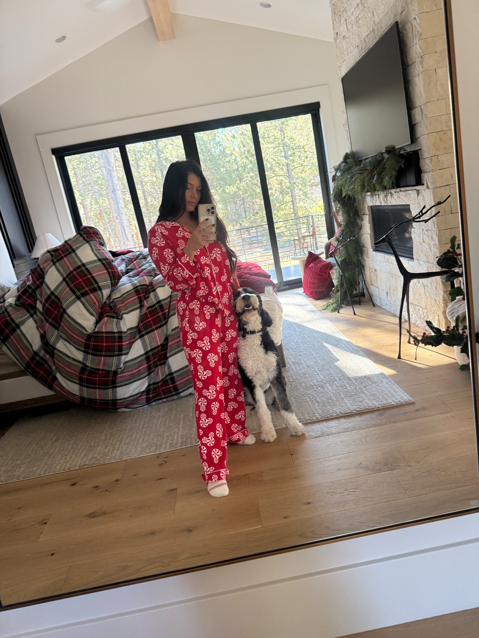 Last week we went to Disneyland and I saw these pajamas and had to have them. Oh my gosh, I’m telling you right now. They are so soft. But they are sold out online. Which makes sense because they’re so amazing but I am linking similar things, but I’m also linking a set of pajamas that is the exact same but a different print in the Bambi pattern. It’s so good. I’m wearing a size small and it’s like a little oversized. The key is these are 95% modal and 5% spandex. 

#LTKGiftGuide #LTKSeasonal #LTKHoliday