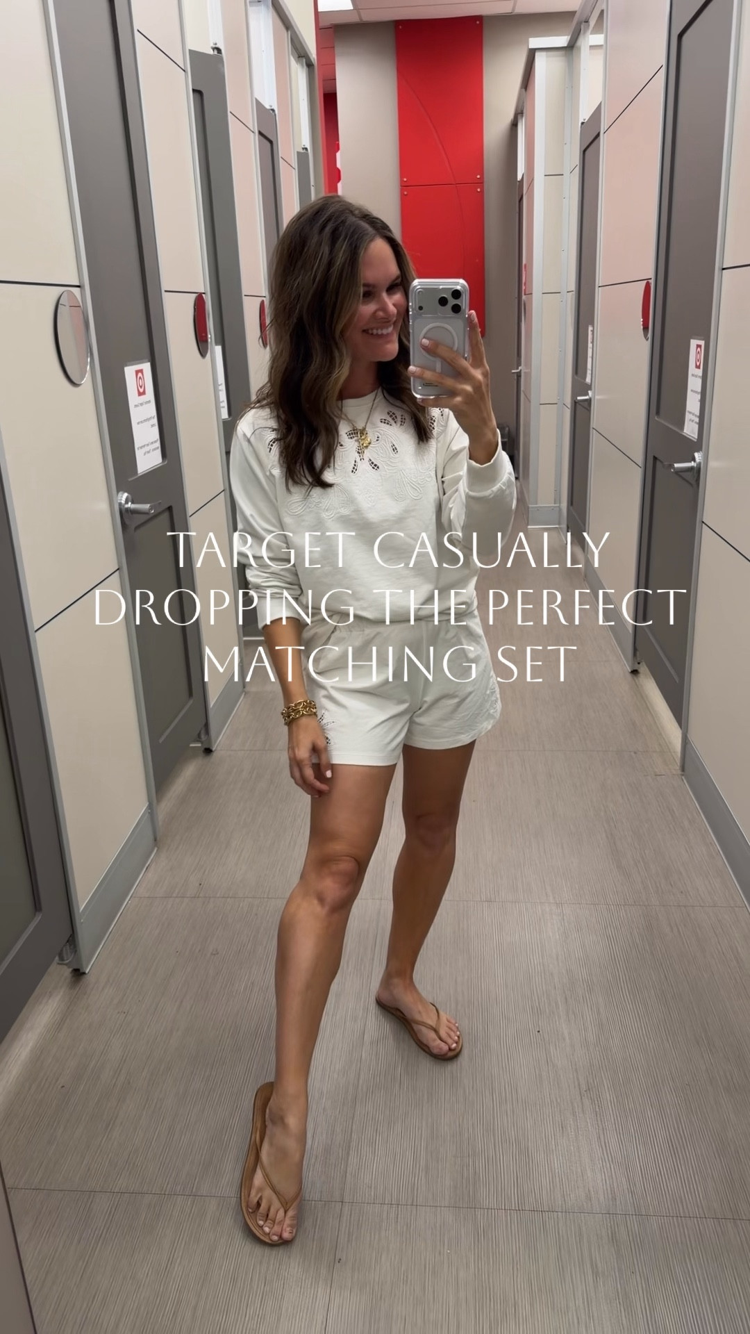 Comment “TARGET SET” for details. Target casually dropping the perfect matching set… A true one-and-done chic outfit.
Elevated sweatshirt material + embroidered detail that makes it look $$$.
Dress it up with sandals or down with sneakers — either way you look put together in 30 seconds. The easiest mom uniform from Target. 🤍
#targetstyle #matchingset 

#LTKgrwm #LTKSaleAlert #LTKootd