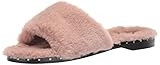 Kenneth Cole New York Women's Peggy Fuzzy Slipper Sandal Slide, Rose, 5.5 M US | Amazon (US)