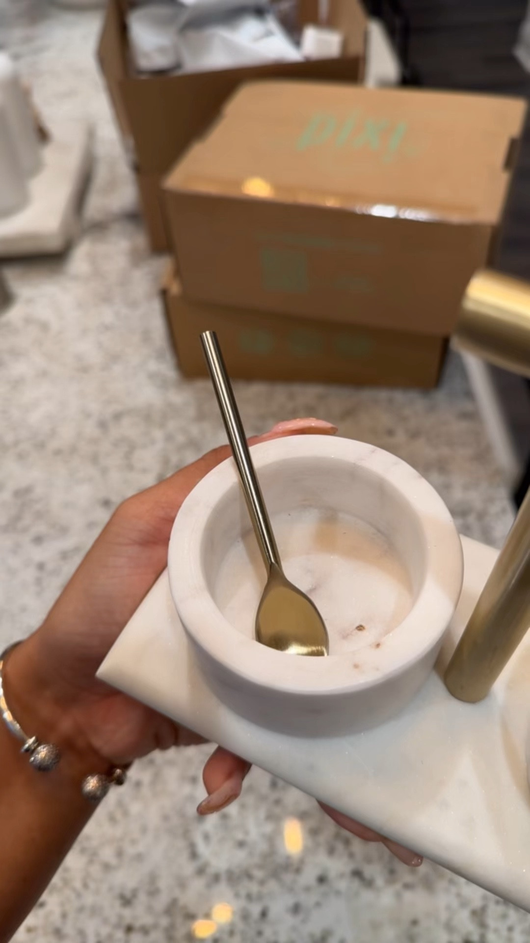 Zodax Ellie marble condiment server I’m wayfair 

#LTKVideo #LTKHome #LTKHoliday