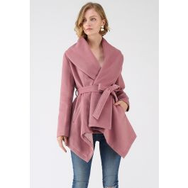 Prairie Rabato Coat in Pink | Chicwish