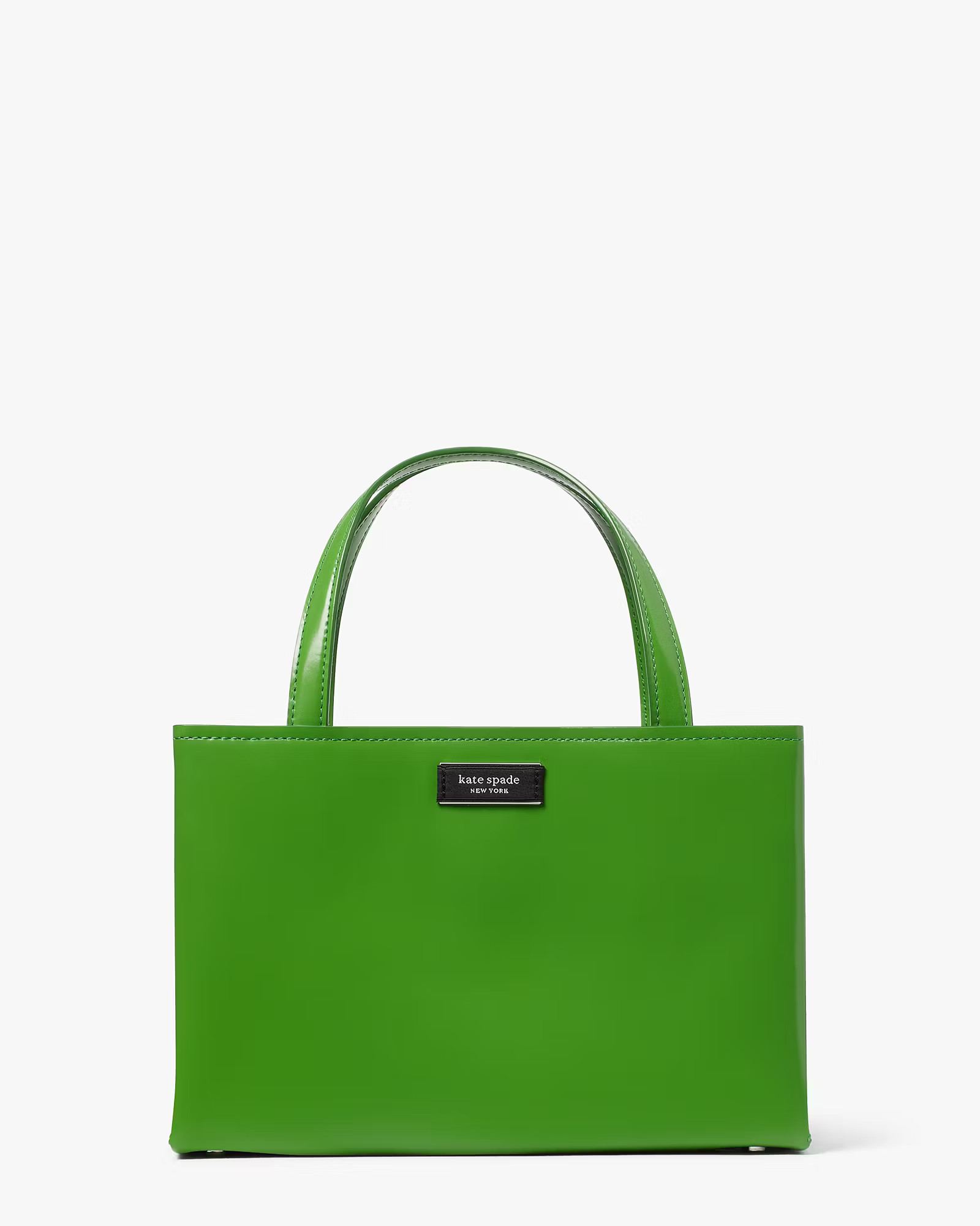 Sam Icon Leather Small Tote | Kate Spade (US)