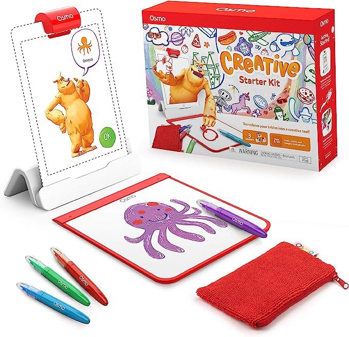 Osmo - Creative Starter Kit for iPad - Ages 5-10 - Creative Drawing & Problem Solving/Early Physi... | Amazon (US)