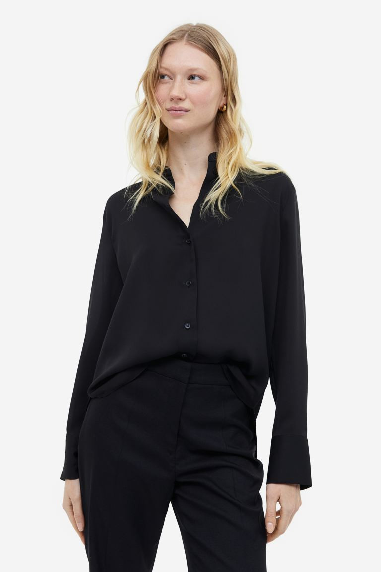 Chemise à col en pointe | H&M (FR, IT, ES, PT, BE)