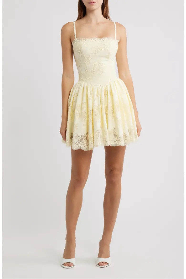 Chloe Broderie Anglaise Minidress (Women) | Nordstrom | Nordstrom