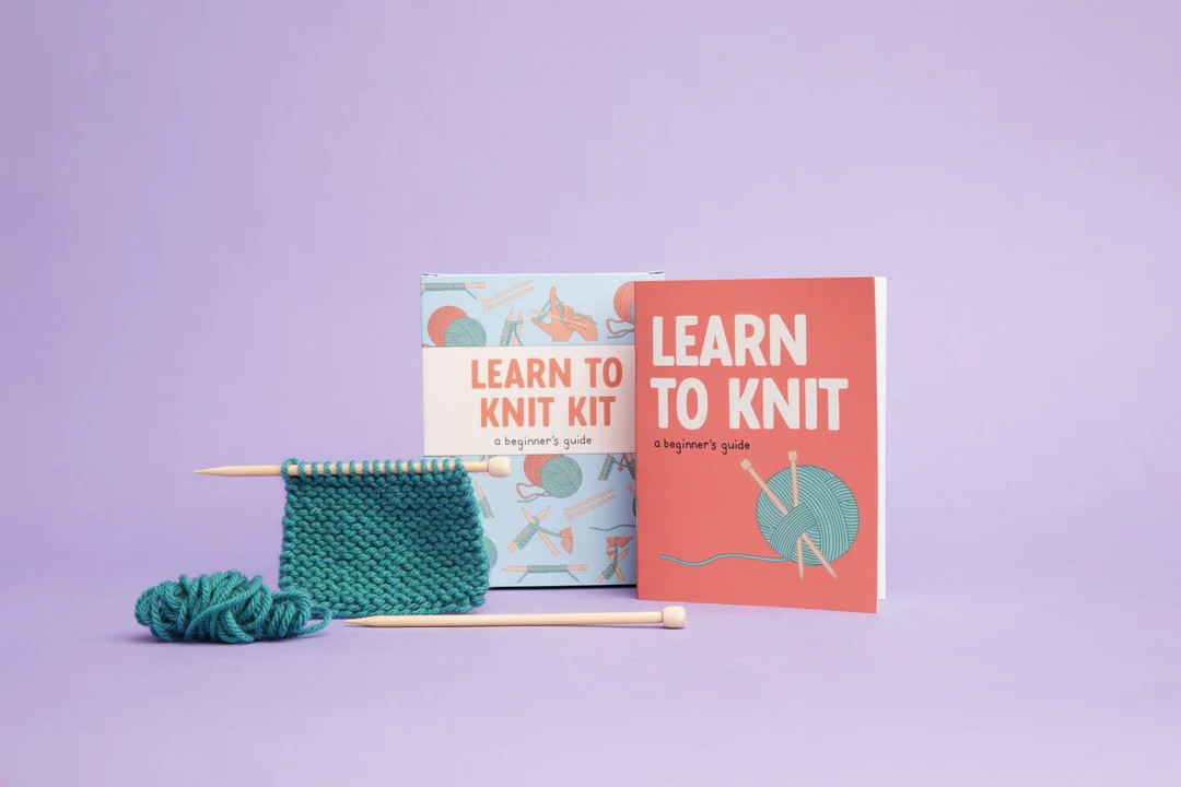 Learn to Knit Kit - an Introduction to Knitting for Beginners - Etsy | Etsy (US)
