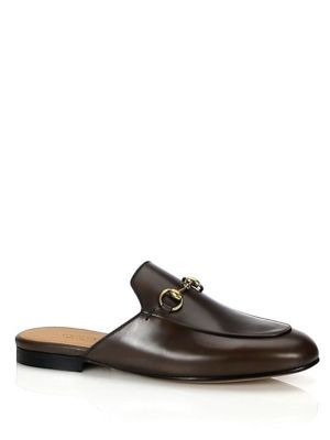 Gucci Princetown Leather Slipper | Saks Fifth Avenue