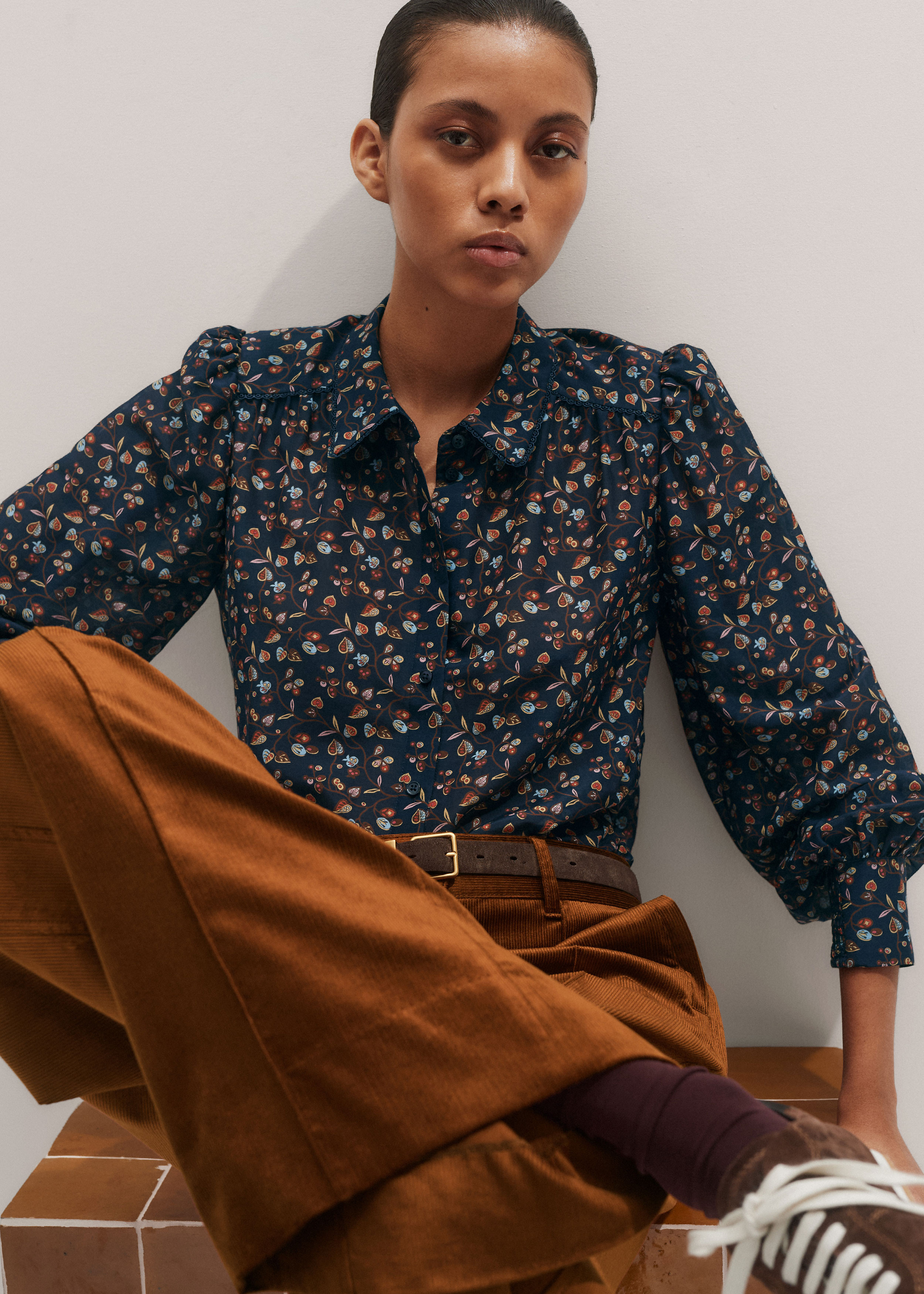 Straight Blouse Cotton + Silk | ME+EM Global (Excluding US)