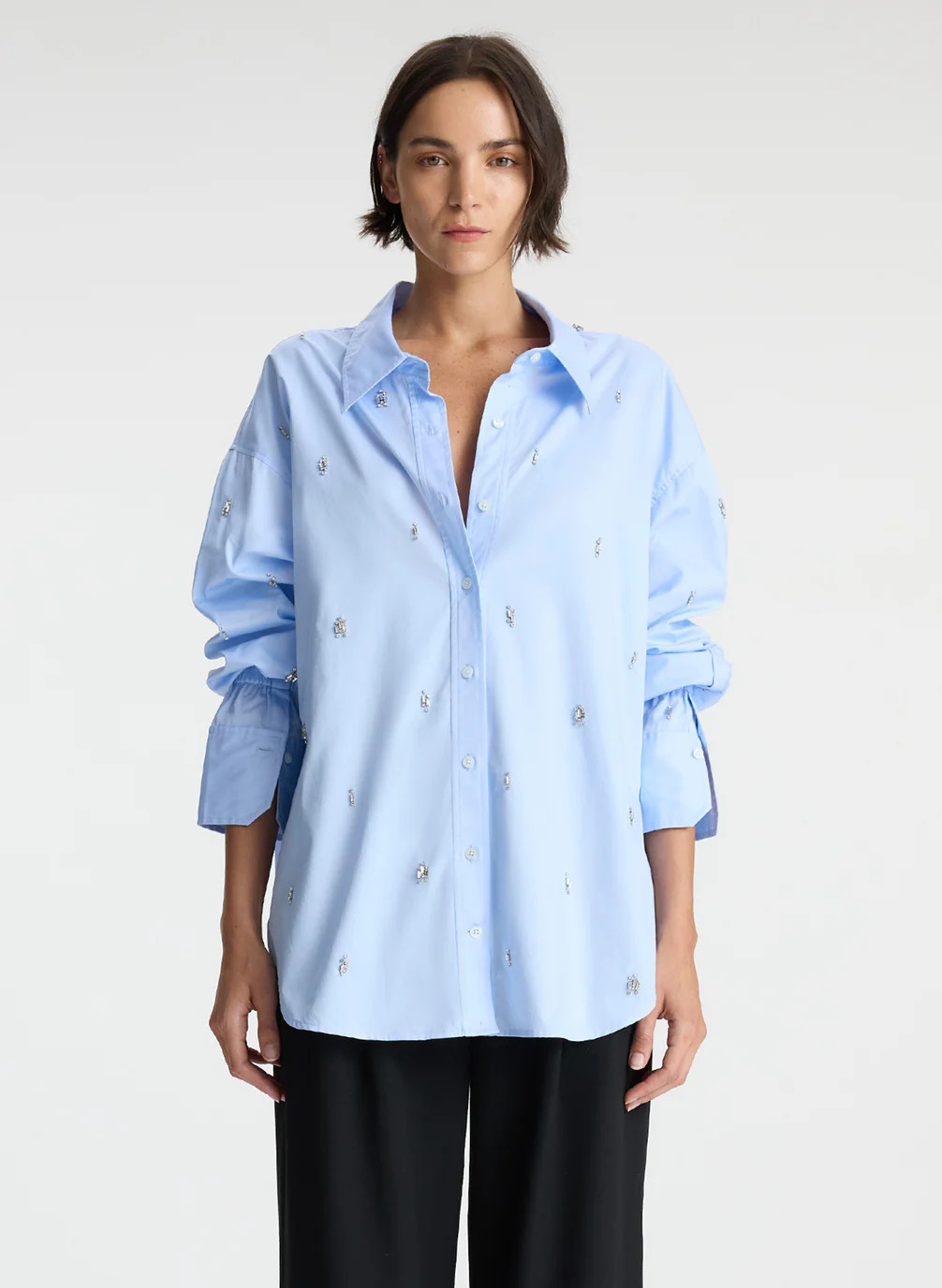 Monica Embellished Cotton Top | A.L.C