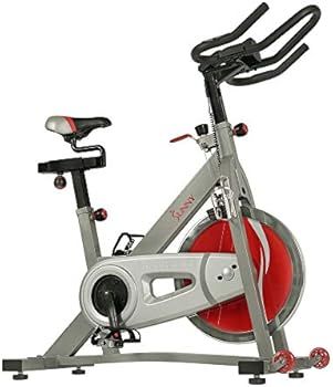 Sunny Health & Fitness Indoor Cycling Bike with 40 LB Flywheel and Dual Felt Resistance - Pro / P... | Amazon (US)