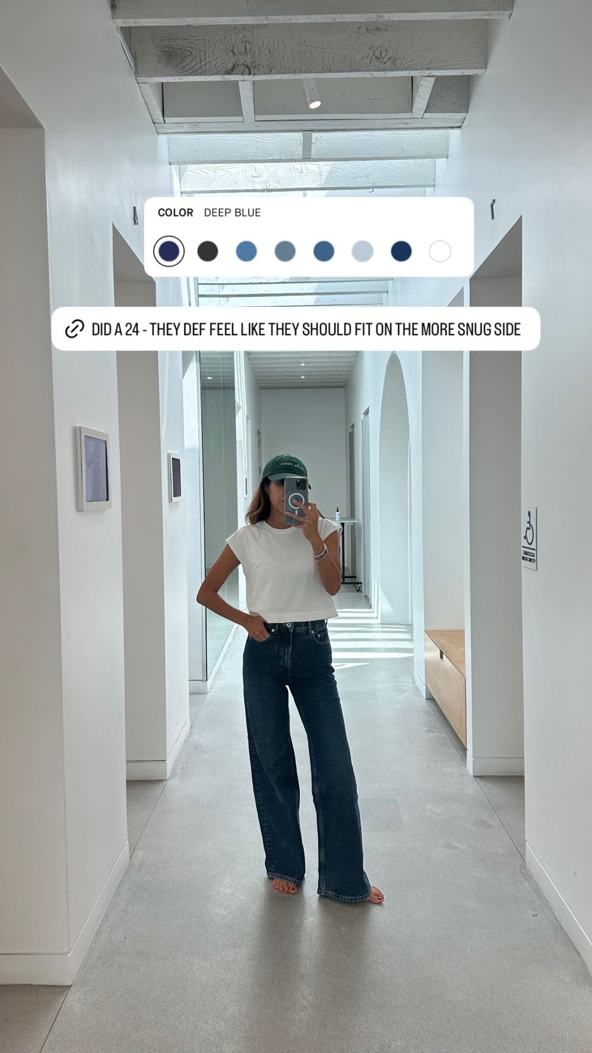 Everlane high waist jean - fit is so good. I’m 5’3” for reference 

#LTKPetite #LTKStyleTip