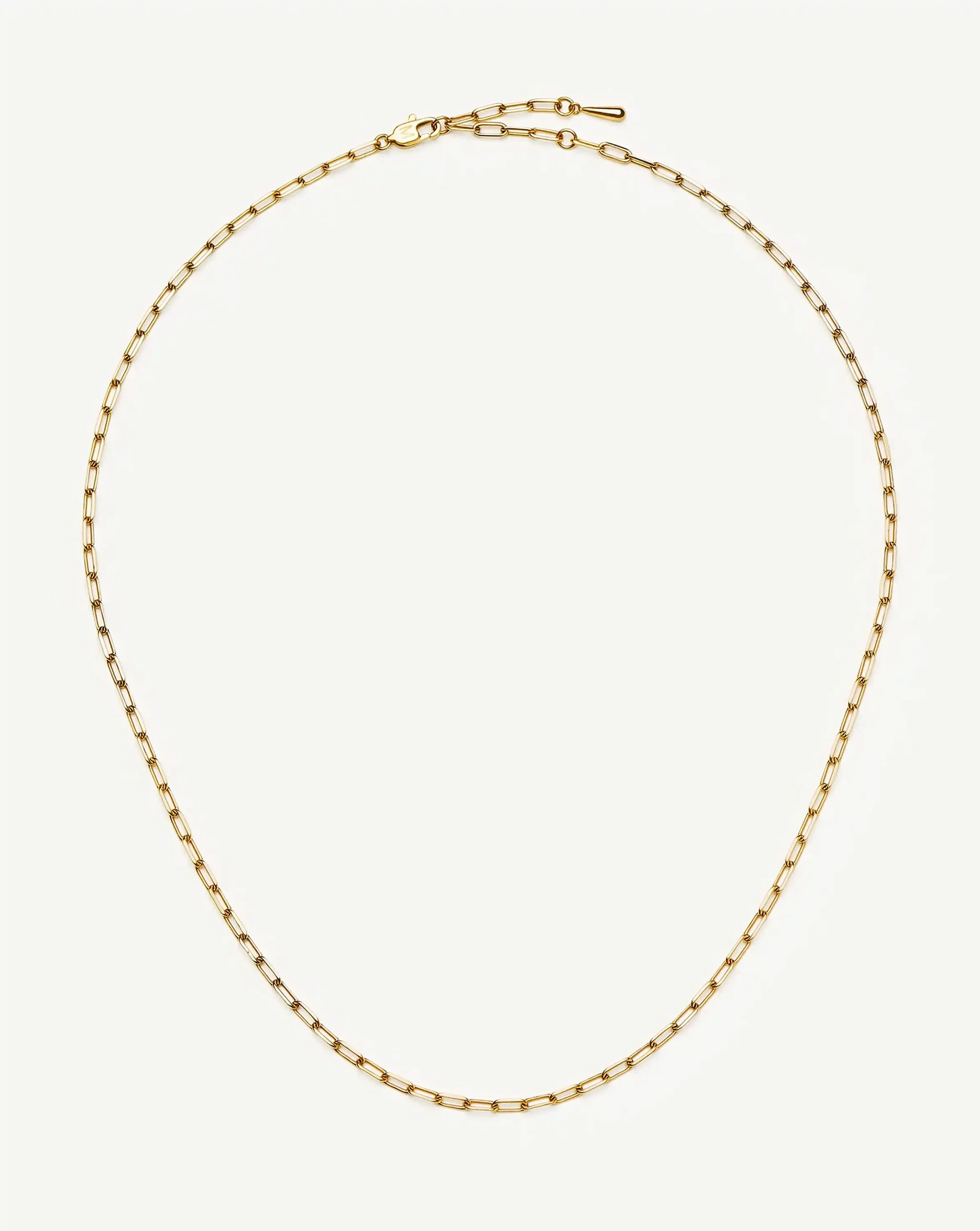 Mini Paperclip Chain Necklace in Gold | Missoma UK | Missoma UK