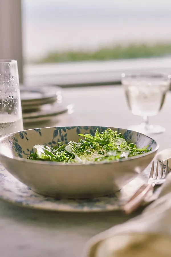 Dorothy Portuguese Fine Stoneware Pasta Bowls, Set of 4 | Anthropologie (US)