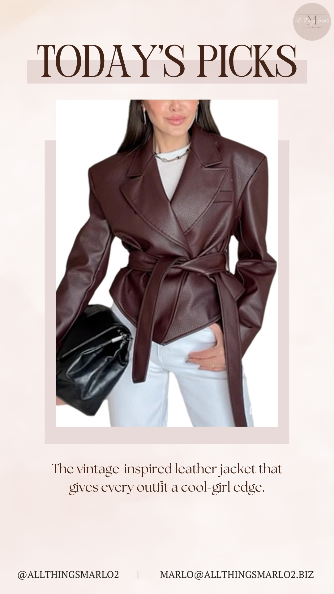 The vintage-inspired leather jacket that gives every outfit a cool-girl edge. 

 #LTKSeasonal #LTKWorkwear #LTKTravel
