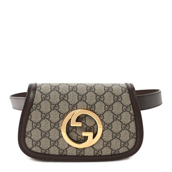 GG Supreme Monogram Textured Dollar Calfskin Blondie Belt Bag 90 36 Beige Ebony New Acero | FASHIONPHILE (US)