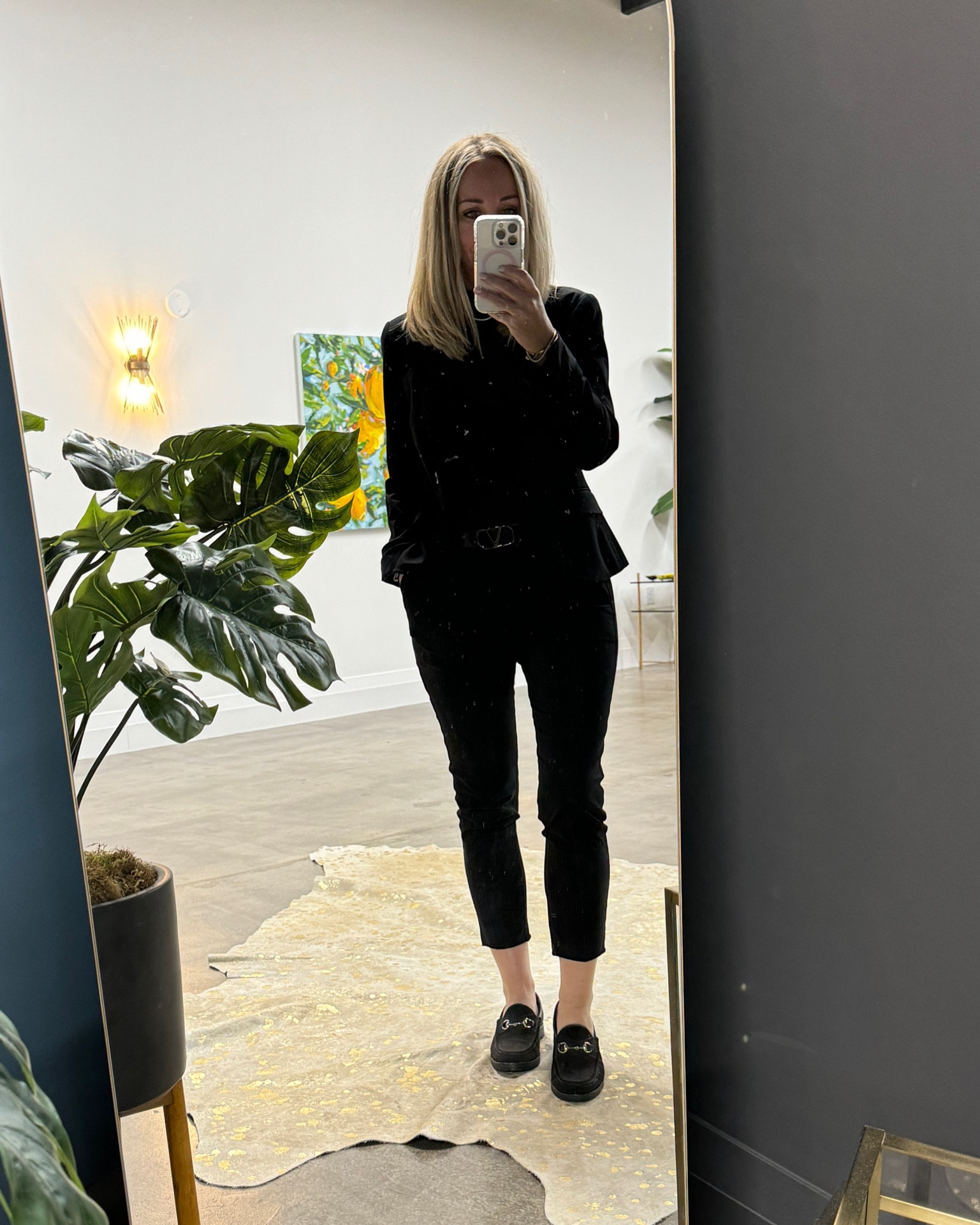 Event staff. Always. Favorite Frank & Eileen pants, Gucci loafers from 25 years ago, classic jacket. #workwear 

#LTKOver40 #LTKWorkwear #LTKStyleTip