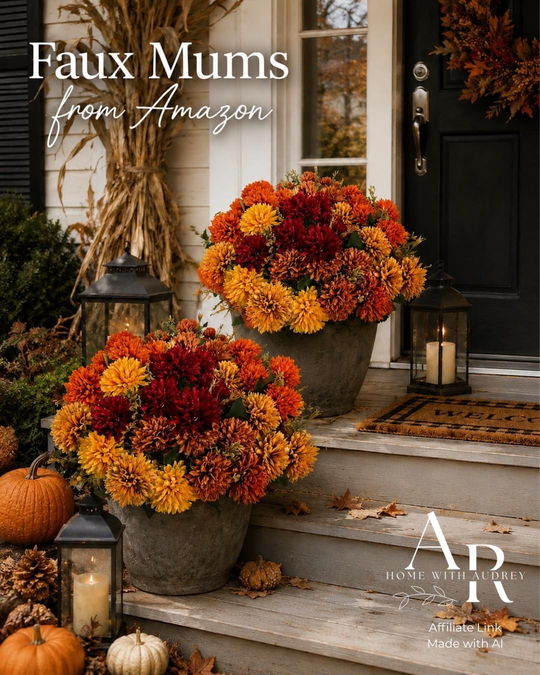 Add some fall charm to your outdoor space with these gorgeous faux mums! Perfect for any fall front porch. #falldecor #outdoorplants

#LTKSeasonal #LTKHome