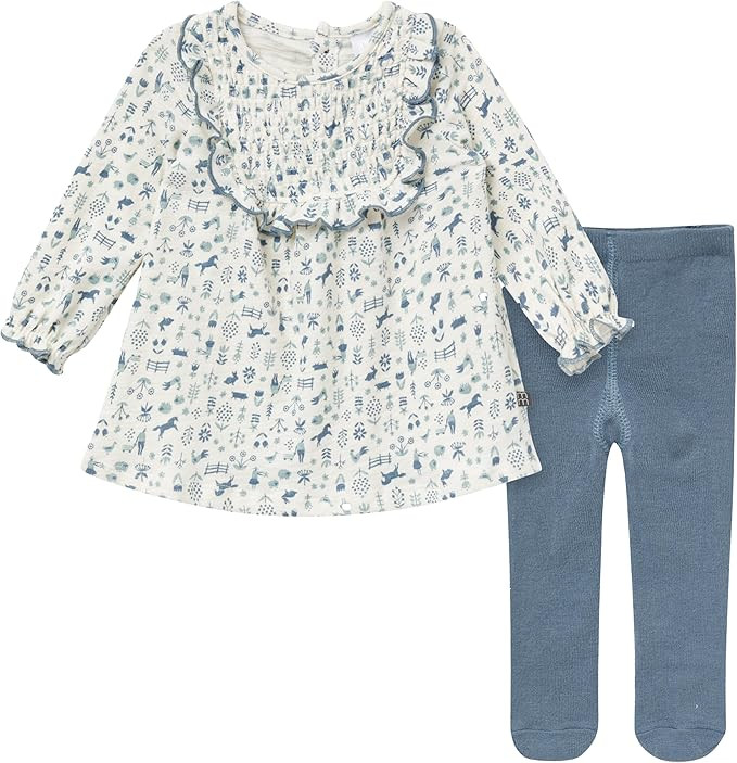 Modern Moments by Gerber baby-girls Dress and Tights Set | Amazon (US)