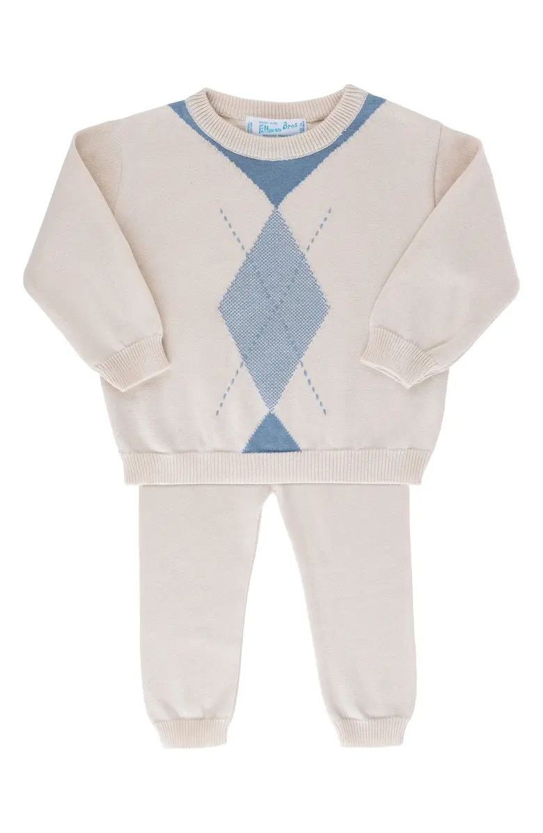 Feltman Brothers Argyle Cotton Sweater & Pants Set | Nordstrom | Nordstrom