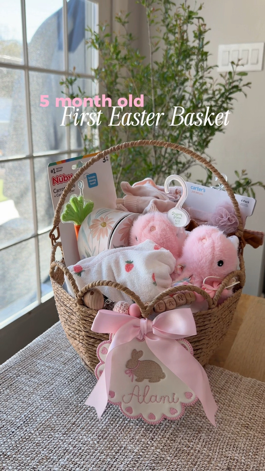 First Easter basket for my 5 month old baby girl. 

#LTKSeasonal #LTKmomlife #LTKBaby