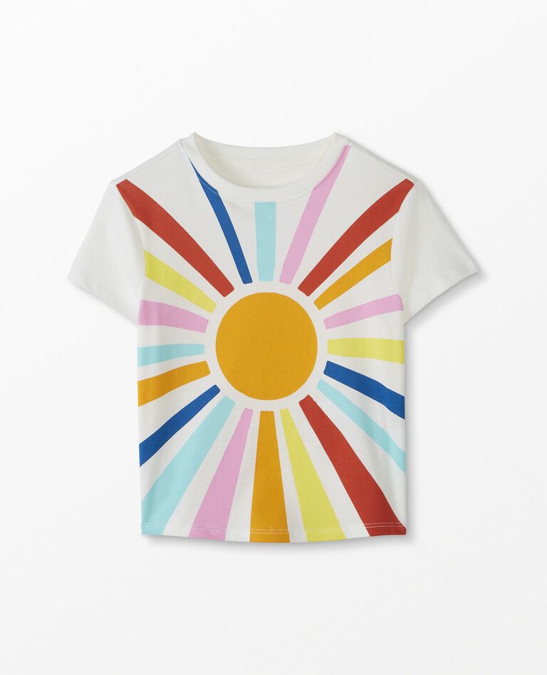 Graphic Tee In Cotton Jersey | Hanna Andersson